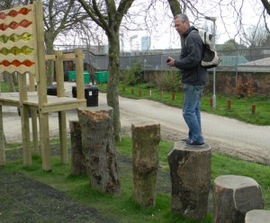 Photo of Tim at Maiden Lane play space