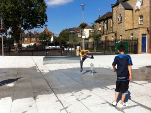 Wood Street fountains 2