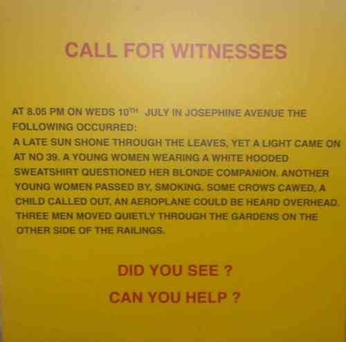 'Witness Board' by Jane Millar