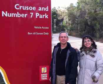 Lenore and Tim at a Bendigo nature reserve