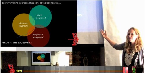 Paige Paige talking at Open for Play seminar