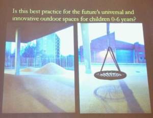 Photo of kindergarten outdoor space