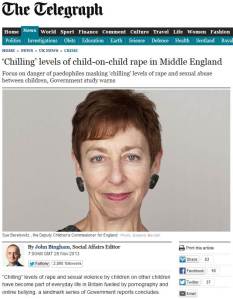 Screengrab of Daily Telegraph website