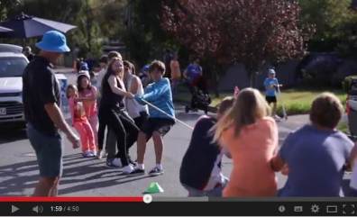 OPAL video screenshot: tug-of-war