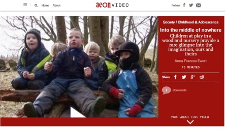 Aeon Into the Middle of Nowhere video screengrab