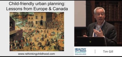 screengrab of Tim Gill `presentation