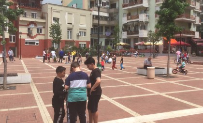 Tirana Bazaar after refurbishment