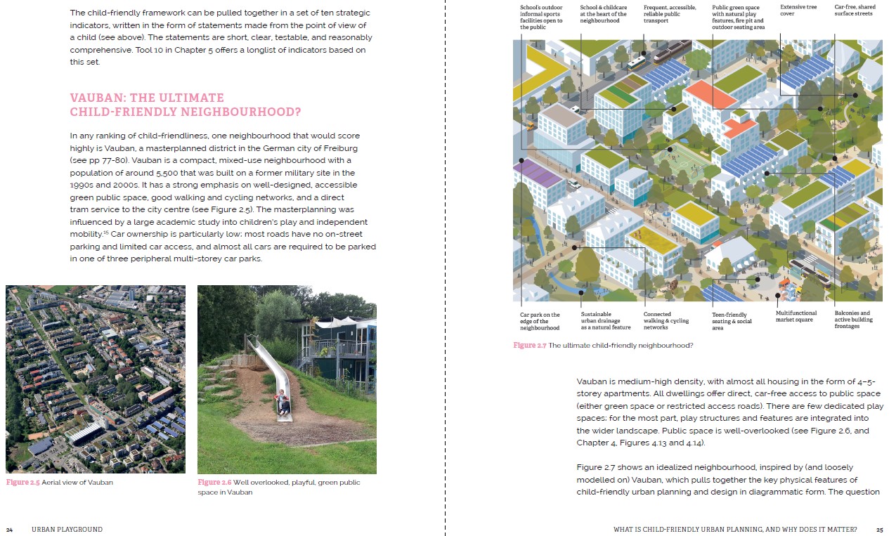 Vauban ultimate child-friendly neighbourhood 2 page spread